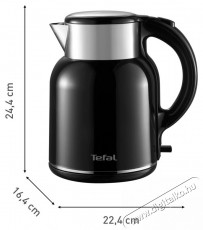 Tefal KO1908E0 Thermo Protect XL Black 1,9L-es fekete v&iacute;zforral&oacute; Konyhai term&eacute;kek - V&iacute;zforral&oacute; / teafőző - 502218