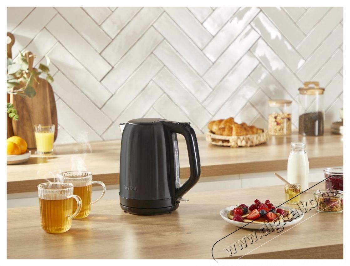 Tefal KO5S08E0 Subito 1,7L-es fekete v&iacute;zforral&oacute; Konyhai term&eacute;kek - V&iacute;zforral&oacute; / teafőző - 502216