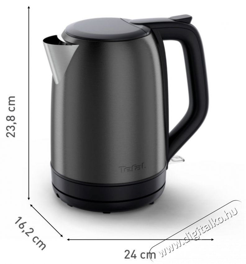 Tefal KO5S08E0 Subito 1,7L-es fekete v&iacute;zforral&oacute; Konyhai term&eacute;kek - V&iacute;zforral&oacute; / teafőző - 502216