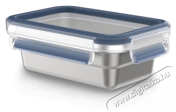 Tefal Master Seal 0.5 l-es tárolóedény, rozsdamentes acél, téglalap alakú N1150310 Konyhai termékek - Edény - Ételtároló - 520892