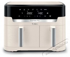 Tefal EY942AE0 Easy Fry Dual XXL 11 L Forrólevegős sütő - Bézs Konyhai termékek - Konyhai kisgép (sütés / főzés / hűtés / ételkészítés) - Olajsütő - 531203