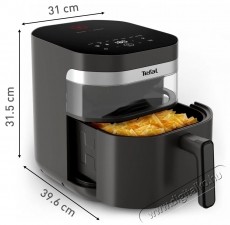 Tefal EY832HE0 Infrared Grey Airfryer Konyhai termékek - Konyhai kisgép (sütés / főzés / hűtés / ételkészítés) - Olajsütő - 531212