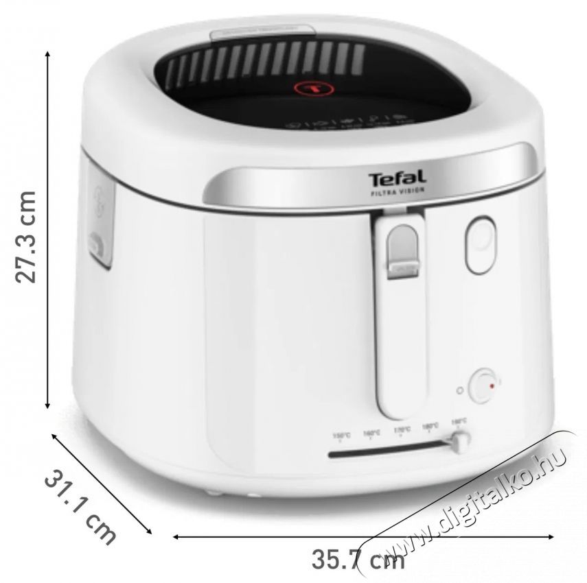 Tefal Filtra Vision FF2541E0 forr&oacute;levegős fritőz Konyhai term&eacute;kek - Hűtő, fagyaszt&oacute; (szabadon&aacute;ll&oacute;) - Alulfagyaszt&oacute;s kombin&aacute;lt hűtő - 531260
