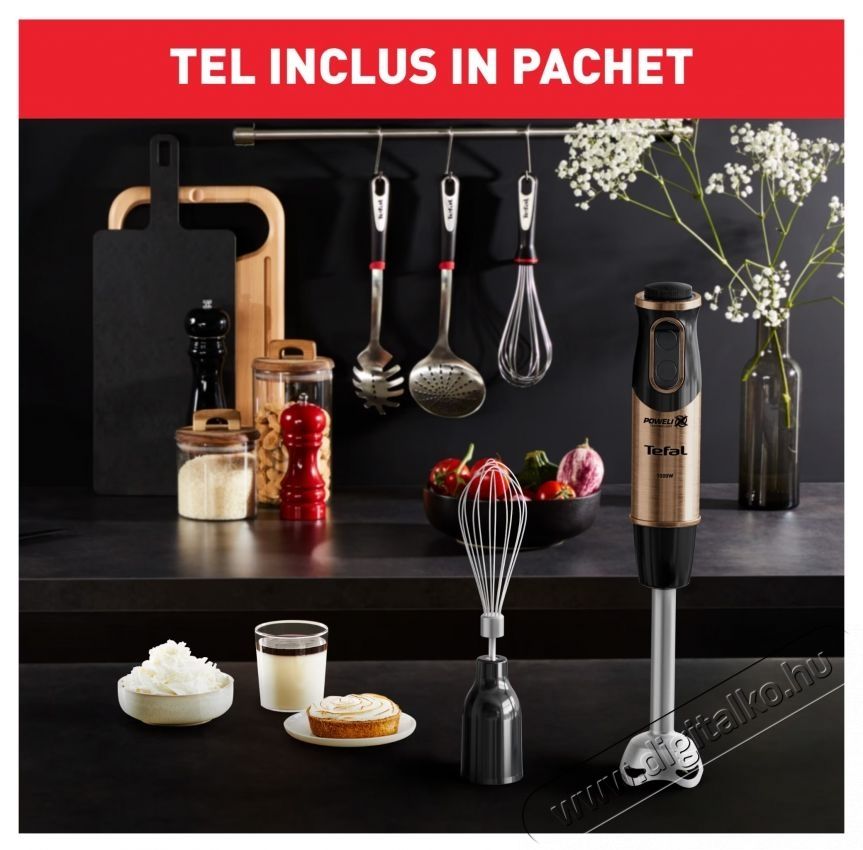Tefal Quickchef Coppertinto 3 az 1-ben HB656G10 Botmixer Konyhai term&eacute;kek - Konyhai kisg&eacute;p (elők&eacute;sz&iacute;t&eacute;s / feldolgoz&aacute;s) - Botmixer - 531280
