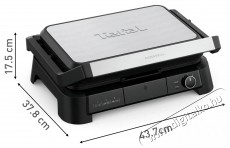 Tefal GC520DE0 SuperGrill 3 az 1-ben XL multifunkcion&aacute;lis elektromos grill Konyhai term&eacute;kek - S&uuml;tő-főzőlap, tűzhely (szabadon&aacute;ll&oacute;) - Mini s&uuml;tő / mini grill / mini konyha - 531318