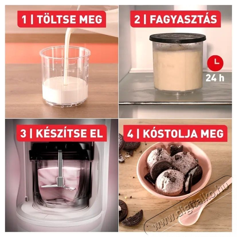 Tefal Dolci IG602AE0 Fagylaltk&eacute;sz&iacute;tő B&eacute;zs Konyhai term&eacute;kek - Konyhai kisg&eacute;p (s&uuml;t&eacute;s / főz&eacute;s / hűt&eacute;s / &eacute;telk&eacute;sz&iacute;t&eacute;s) - Fagylaltk&eacute;sz&iacute;tő g&eacute;p - 531321