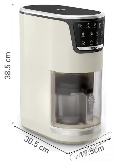 Tefal Dolci IG602AE0 Fagylaltk&eacute;sz&iacute;tő B&eacute;zs Konyhai term&eacute;kek - Konyhai kisg&eacute;p (s&uuml;t&eacute;s / főz&eacute;s / hűt&eacute;s / &eacute;telk&eacute;sz&iacute;t&eacute;s) - Fagylaltk&eacute;sz&iacute;tő g&eacute;p - 531321