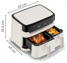 Tefal EY901AE0 Dual Easy Fry Essential feh&eacute;r Konyhai term&eacute;kek - Konyhai kisg&eacute;p (s&uuml;t&eacute;s / főz&eacute;s / hűt&eacute;s / &eacute;telk&eacute;sz&iacute;t&eacute;s) - L&eacute;gkever&eacute;ses főzőg&eacute;p / elektromos kukta / multifunkci&oacute;s s&uuml;tő - 531334