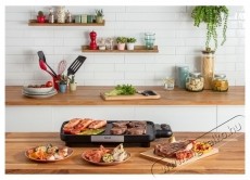 Tefal Booster elektromos grill lemez CB641810, 2200 W, Power Boost, &aacute;ll&iacute;that&oacute; termoszt&aacute;t, tapad&aacute;smentes fel&uuml;let Tefal Resist +, termospot jelző, fekete Konyhai term&eacute;kek - S&uuml;tő-főzőlap, tűzhely (szabadon&aacute;ll&oacute;) - Mini s&uuml;tő / mini grill / mini konyha - 533786