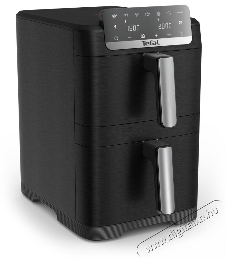 Tefal EY7528E0 Easy Fry Crispy Stack Airfryer Konyhai term&eacute;kek - Konyhai kisg&eacute;p (s&uuml;t&eacute;s / főz&eacute;s / hűt&eacute;s / &eacute;telk&eacute;sz&iacute;t&eacute;s) - Olajs&uuml;tő - 537587