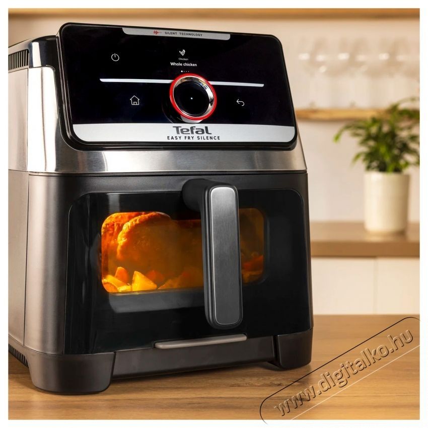 Tefal EY876DE1 Easy Fry Silence Airfryer Konyhai term&eacute;kek - Konyhai kisg&eacute;p (s&uuml;t&eacute;s / főz&eacute;s / hűt&eacute;s / &eacute;telk&eacute;sz&iacute;t&eacute;s) - L&eacute;gkever&eacute;ses főzőg&eacute;p / elektromos kukta / multifunkci&oacute;s s&uuml;tő - 537586