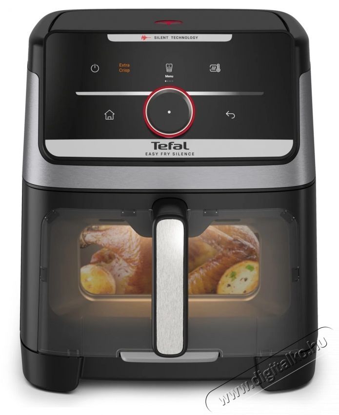 Tefal EY876DE1 Easy Fry Silence Airfryer Konyhai term&eacute;kek - Konyhai kisg&eacute;p (s&uuml;t&eacute;s / főz&eacute;s / hűt&eacute;s / &eacute;telk&eacute;sz&iacute;t&eacute;s) - L&eacute;gkever&eacute;ses főzőg&eacute;p / elektromos kukta / multifunkci&oacute;s s&uuml;tő - 537586