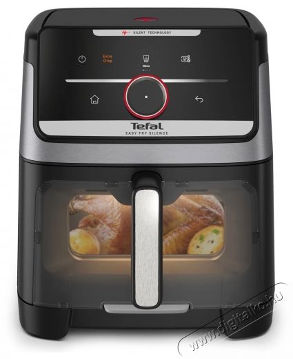 Tefal EY876DE1 Easy Fry Silence Airfryer Konyhai term&eacute;kek - Konyhai kisg&eacute;p (s&uuml;t&eacute;s / főz&eacute;s / hűt&eacute;s / &eacute;telk&eacute;sz&iacute;t&eacute;s) - L&eacute;gkever&eacute;ses főzőg&eacute;p / elektromos kukta / multifunkci&oacute;s s&uuml;tő - 537586