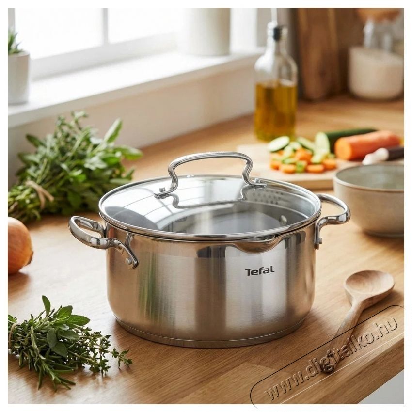 Tefal G7194655 Duetto+ l&aacute;bas fedővel - 24cm Konyhai term&eacute;kek - Ed&eacute;ny - Faz&eacute;k / l&aacute;bas - 362362