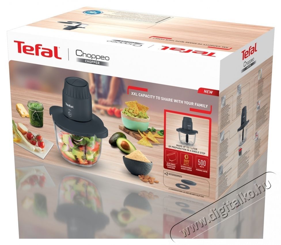 Tefal Chopper MB603138 mini elektromos apr&iacute;t&oacute;g&eacute;p Konyhai term&eacute;kek - Konyhai kisg&eacute;p (elők&eacute;sz&iacute;t&eacute;s / feldolgoz&aacute;s) - Apr&iacute;t&oacute; / dar&aacute;l&oacute; - 537677