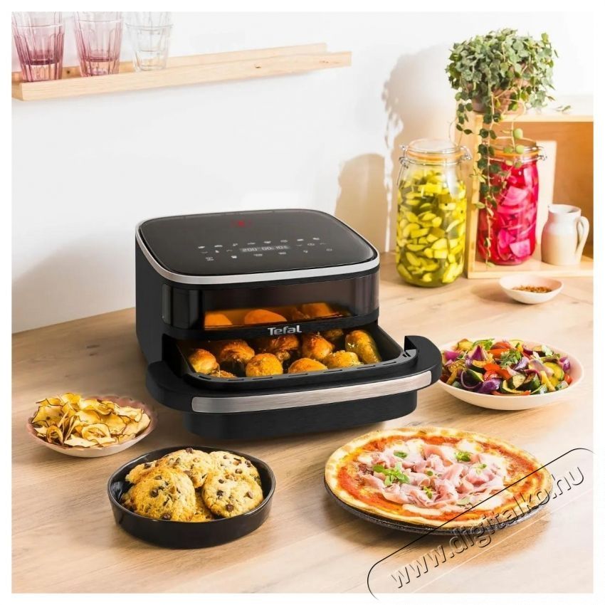 Tefal FW4018E0 Easy Fry XL Forr&oacute;levegős fritőz Konyhai term&eacute;kek - Konyhai kisg&eacute;p (s&uuml;t&eacute;s / főz&eacute;s / hűt&eacute;s / &eacute;telk&eacute;sz&iacute;t&eacute;s) - L&eacute;gkever&eacute;ses főzőg&eacute;p / elektromos kukta / multifunkci&oacute;s s&uuml;tő - 532881