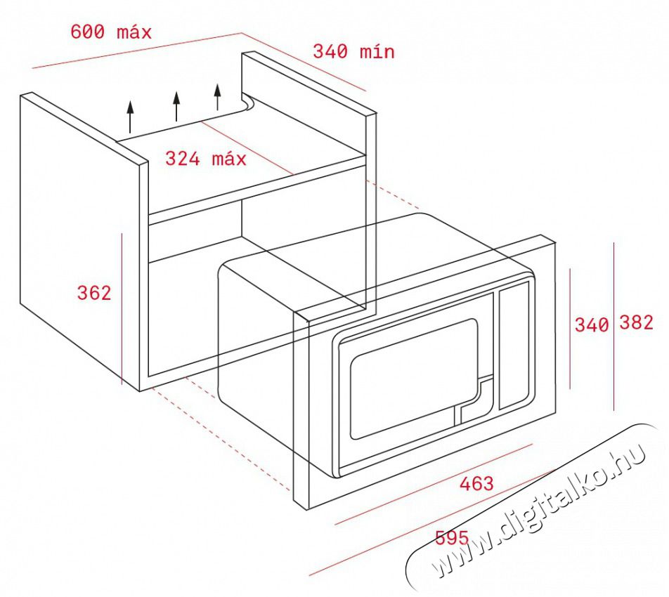 Teka MWE 225 FI be&eacute;p&iacute;thető mikros&uuml;tő Konyhai term&eacute;kek - Mikrohull&aacute;m&uacute; s&uuml;tő - Mikrohull&aacute;m&uacute; s&uuml;tő (be&eacute;p&iacute;thető) - 373378