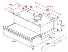 Teka CNL 6415 Plus Páraelszívó Inox Konyhai termékek - Páraelszívó - Beépíthető / kihúzható - 381772