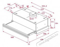 Teka CNL 6415 WH Páraelszívó Konyhai termékek - Páraelszívó - Hagyományos - 381773