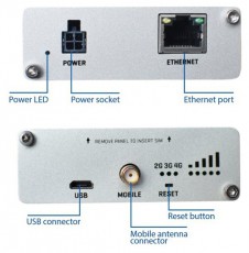 Teltonika TRB140 1xGbE LAN 1xminiSIM 4G/LTE CAT4 Gigabit ipari Ethernet IoT gateway Iroda és számítástechnika - Egyéb számítástechnikai termék - 437267
