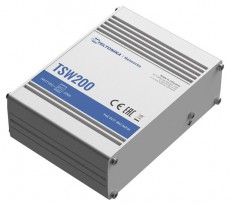 Teltonika TSW200000010 8x GbE PoE LAN 2x SFP port nem menedzselhető PoE+ switch Iroda és számítástechnika - Hálózat - Switch - 455553