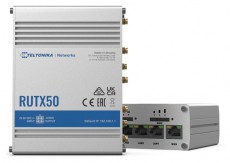 Teltonika RUTX50 4xGbE LAN 2xminiSIM 5G Dual Band Vezet&eacute;k n&eacute;lk&uuml;li Gigabit ipari router Iroda &eacute;s sz&aacute;m&iacute;t&aacute;stechnika - H&aacute;l&oacute;zat - Router - 457445