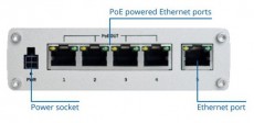 Teltonika TSW100000000 5x GbE PoE LAN nem menedzselhető PoE+ switch Iroda és számítástechnika - Hálózat - Switch - 457195