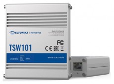 Teltonika TSW101 5x GbE PoE LAN nem menedzselhető PoE+ switch Iroda és számítástechnika - Hálózat - Switch - 457382
