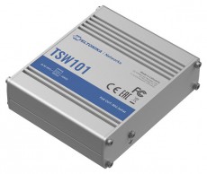 Teltonika TSW101 5x GbE PoE LAN nem menedzselhető PoE+ switch Iroda és számítástechnika - Hálózat - Switch - 457382