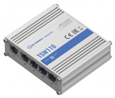 Teltonika TSW110000000 5x GbE LAN nem menedzselhető L2 switch Iroda és számítástechnika - Hálózat - Switch - 457196