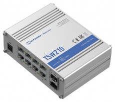 Teltonika TSW210 8x GbE LAN 2x SFP port nem menedzselhető switch Iroda és számítástechnika - Hálózat - Switch - 457383