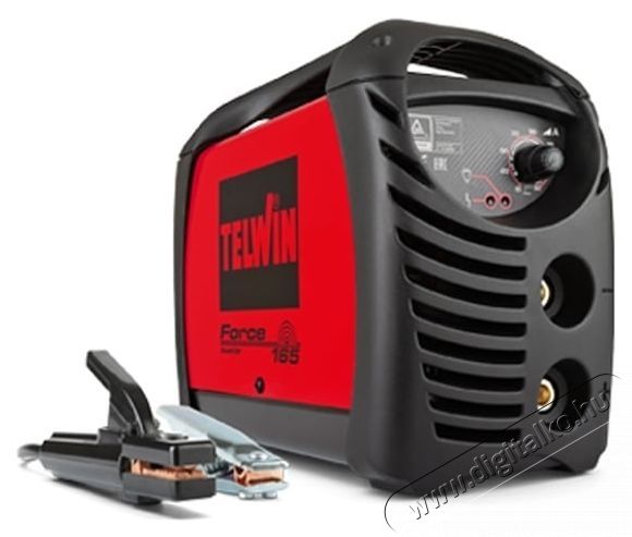 Telwin FORCE165ACX inverteres hegesztő, MMA, 150 A, Elektr&oacute;da 1,6-4,0 mm, IP21, 230 V, 5,5 kg, Sz&aacute;ll&iacute;t&oacute;doboz, asztali klipsz, hegesztők&aacute;bel klippel az elektromos tart&oacute;hoz H&aacute;ztart&aacute;s / Otthon / K&uuml;lt&eacute;r - Szersz&aacute;m - Hegesztő - 537450
