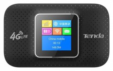 TENDA 4G185 4G/LTE LCD kijelzős hordozható mobil router Iroda és számítástechnika - Hálózat - Router - 390458