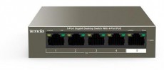 TENDA TEG1105P-4-63W 5port GbE LAN PoE (58W) switch Iroda és számítástechnika - Hálózat - Switch - 390500