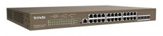 TENDA TEG5328P-24-410W 24port GbE LAN PoE (370W) L3 menedzselhető switch Iroda és számítástechnika - Hálózat - Switch - 394810