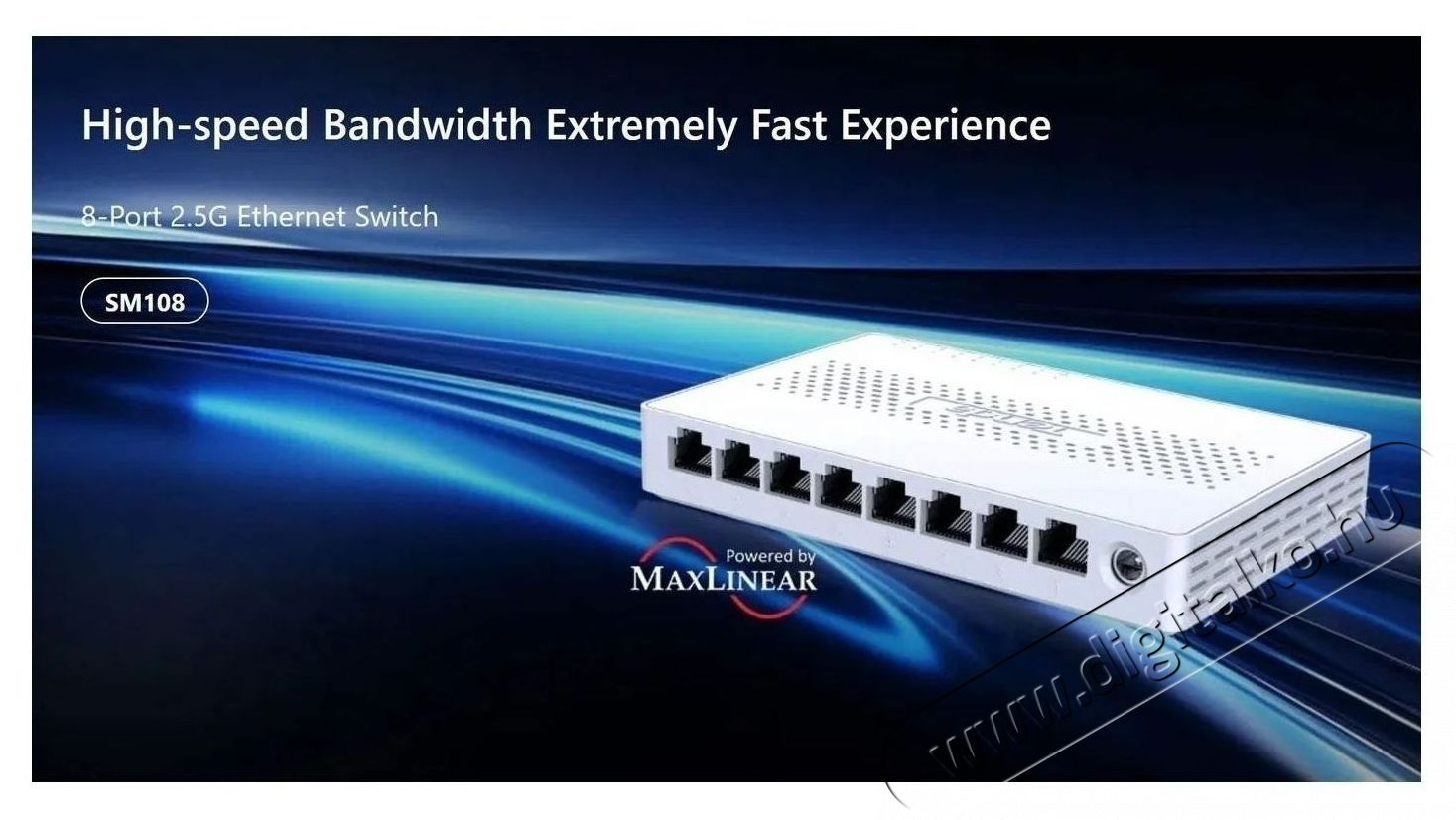 TENDA SM108 8-Port 2.5G Switch otthoni haszn&aacute;latra Iroda &eacute;s sz&aacute;m&iacute;t&aacute;stechnika - H&aacute;l&oacute;zat - Switch - 532711