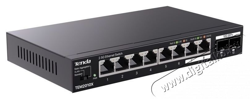 TENDA TEM2010X Switch otthoni haszn&aacute;latra Iroda &eacute;s sz&aacute;m&iacute;t&aacute;stechnika - H&aacute;l&oacute;zat - Switch - 532714