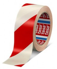 Tesa 60760-92 33mx50mm piros/feh&eacute;r jel&ouml;lőszalag - H&aacute;ztart&aacute;s / Otthon / K&uuml;lt&eacute;r - Egy&eacute;b h&aacute;ztart&aacute;si term&eacute;k - 390714