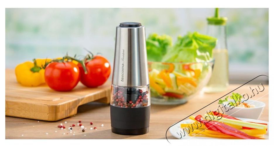TESCOMA PRESIDENT elektromos bors- &eacute;s s&oacute;őrlő, 2 in 1 Konyhai term&eacute;kek - Konyhai eszk&ouml;z - S&oacute; &eacute;s bors &ouml;rlő - 504595