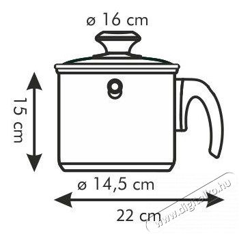TESCOMA PRESTO 2 liter 728,718.00 Konyhai kisgép (sütés / főzés / hűtés / ételkészítés) Konyhai termékek - Edény - Fazék / lábas - 520962