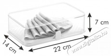 TESCOMA PURITY frissen tartó doboz, hűtőszekrénybe, 22x14 cm Konyhai termékek - Edény - Ételtároló - 520965