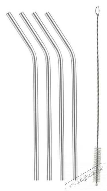 TESCOMA myDRINK Rozsdamentes ac&eacute;l sz&iacute;v&oacute;sz&aacute;l, 4 db, tiszt&iacute;t&oacute;kef&eacute;vel Konyhai term&eacute;kek - Ed&eacute;ny - Egy&eacute;b ed&eacute;ny - 526428