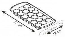TESCOMA PRESTO j&eacute;gkockak&eacute;sz&iacute;tő forma, hajl&eacute;kony belsővel Konyhai term&eacute;kek - Konyhai eszk&ouml;z - Egy&eacute;b konyhai eszk&ouml;z - 526433