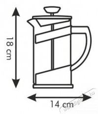 TESCOMA tea- és kávékészítő TEO 600 ml 46,632.00 Konyhai termékek - Kávéfőző / kávéörlő / kiegészítő - Kávéfőző kiegészítő - 526388