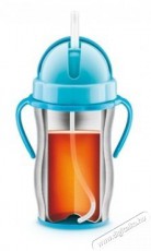 TESCOMA BAMBINI baba termosz szívószállal 300 ml kék Szépségápolás / Egészség - Baba mama termék - Cumisüveg / cumi / etetés kiegészítő - 528072