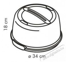 TESCOMA Delícia hűtő tálca fedővel, 34 cm Konyhai termékek - Egyéb / Konyhai kiegészítő - 528136