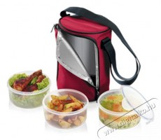 TESCOMA FRESHBOX, háromrészes ételhordó 0,8 l, bordeaux 892210.00 Konyhai termékek - Edény - Ételtároló - 528137