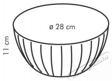 TESCOMA műanyag t&aacute;l DEL&Iacute;CIA &curren; 28 cm, 5,0 l, s&aacute;rga Konyhai term&eacute;kek - Ed&eacute;ny - &Eacute;telt&aacute;rol&oacute; - 528085
