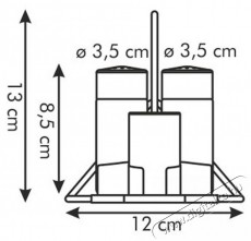 TESCOMA CLUB Só-, bors-, fogvájó- és szalvétatartó készlet Konyhai termékek - Konyhai eszköz - Egyéb konyhai eszköz - 528119