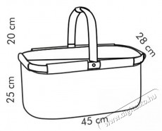 TESCOMA összecsukható hűtőkosár COOLBAG Konyhai termékek - Hűtő, fagyasztó (szabadonálló) - Hordozható hűtőtáska - 528122